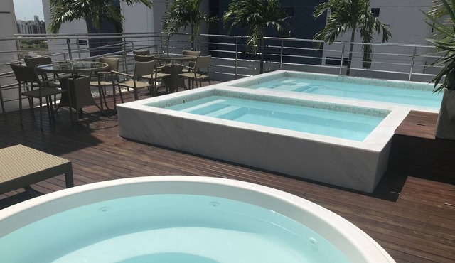 Beautiful Accommodation - Flat near Manaíra Shopping/Pet/Garage/Wi-fi, Air Cond.