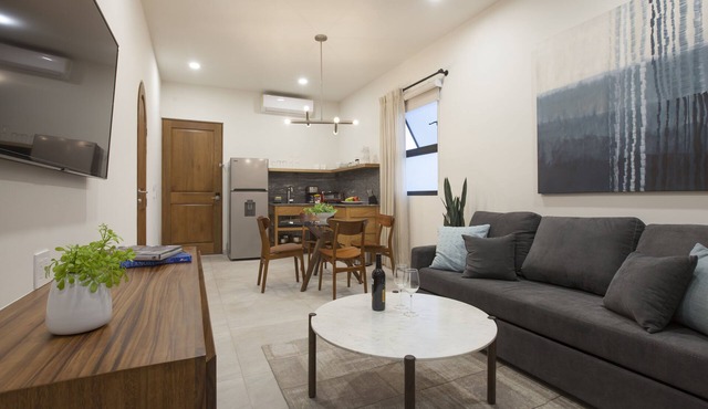 Beautiful apartment just one block away from the peacefull sea of Cortez