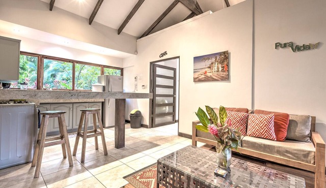 Beautiful beach front bungalow with stunning beach and sea views