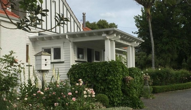 Beautiful character home furnished with antiques.