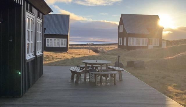 Beautiful home between glacier and sea, Iceland