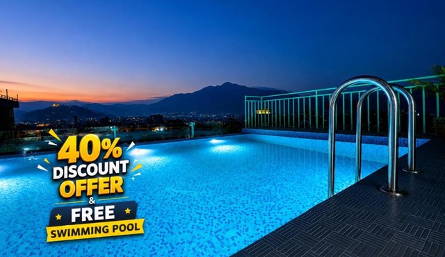 Beautiful Kathmandu Infinity pool Hotel