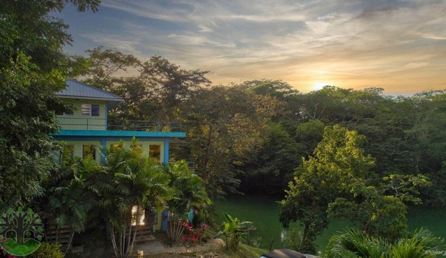 Beautiful large house with two decks and excellent view of the Mopan River