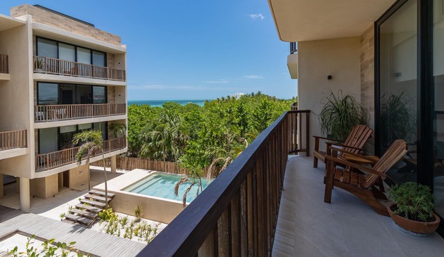 Beautiful Ocean View 2 BR Apartment in Punta Cocos