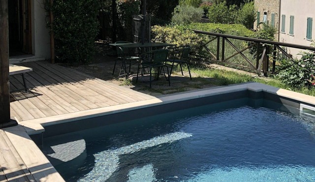 Beautiful private villa with private pool, WIFI, A/C, TV, patio and panoramic view, close to Cor.