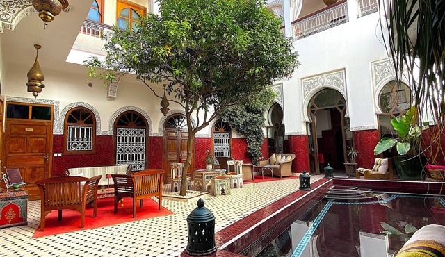 Beautiful riad exclusively in Marrakech, "Riad La Perle Rouge"