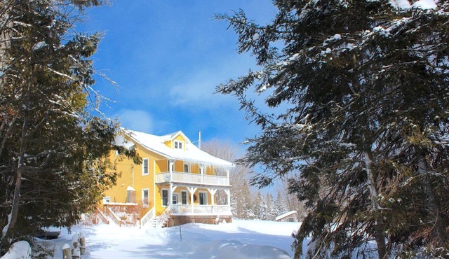 Beautiful Rustic Lodge with Wood-Burning Pizza Oven, BBQ, and Two Spacious Porches for an Amazing Family Getaway by Nelson's Bay, Ontario