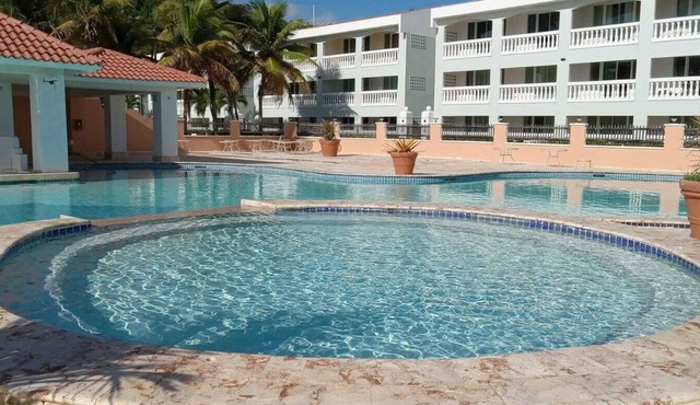 Beautiful Studio in front of the Beach with Pool!