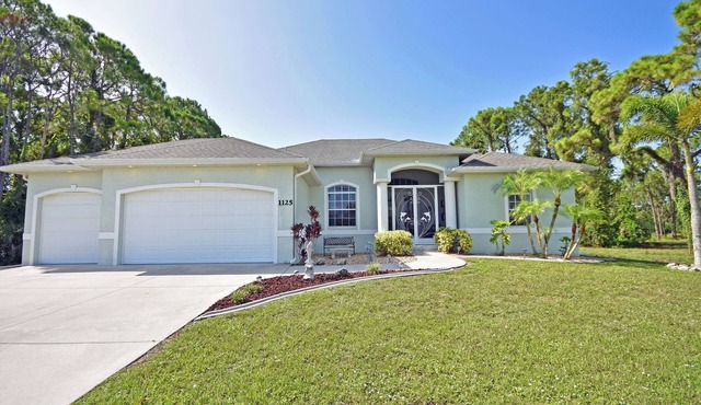 Beautiful three bedroom, 2 bathroom pool home.
