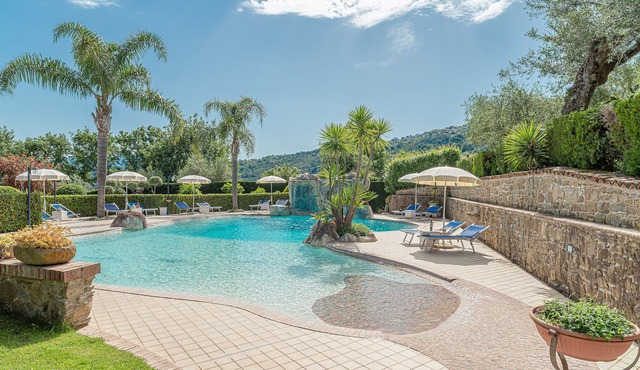 Beautiful villa surrounded by a large garden