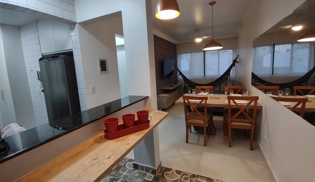 Bedroom/living room 440m from Ponta Verde beach, Swimming pool, gym, wi-fi. Des. Progressives!