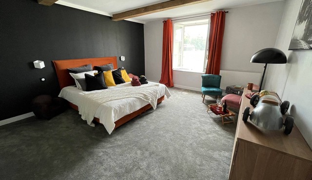 Between velvet and delicacy., Chambre d'hôte avec lit king size