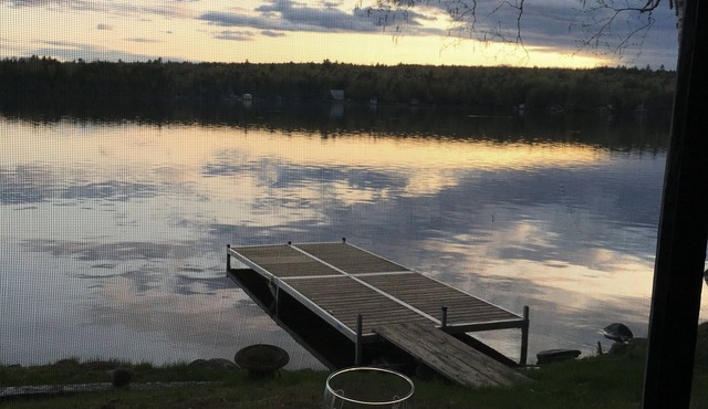 BIG DAVE'S CAMP. DIRECT WATERFRONT W/ABSOLUTELY THE BEST LOCATION ON THE POND