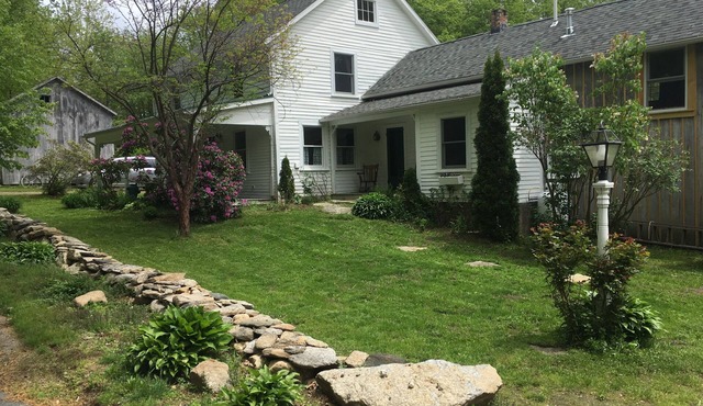 Big farmhouse in the foothills of the Berkshires