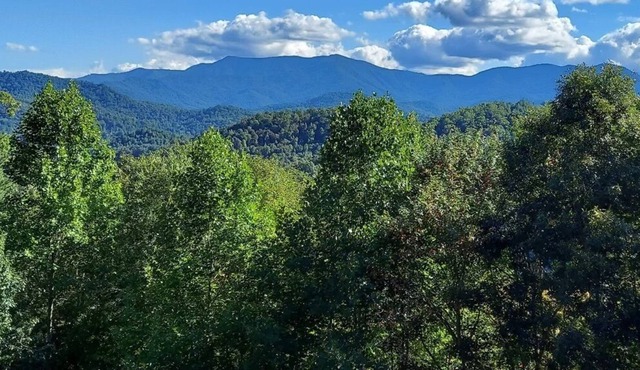 Big View private cabin in the Smokeys close to Franklin, Highlands and Cherokee