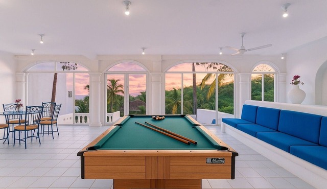 Billiard Table with Ocean Views and Private Pool