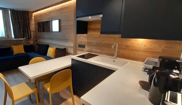 BILLY AVORIAZ 3 ROOMS FULLY RENOVATED RES. WHITE FOUNTAINS CENTER RESORT