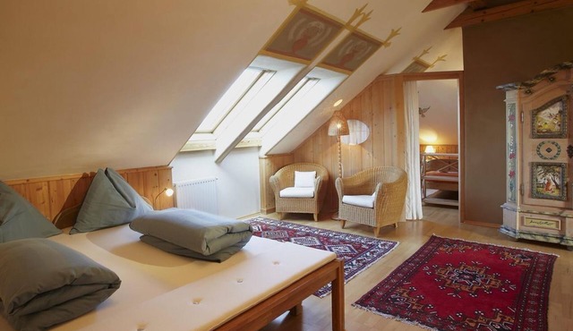 Bionest I - Lehmbaudach-familienzimmer - Biolandhaus Arche