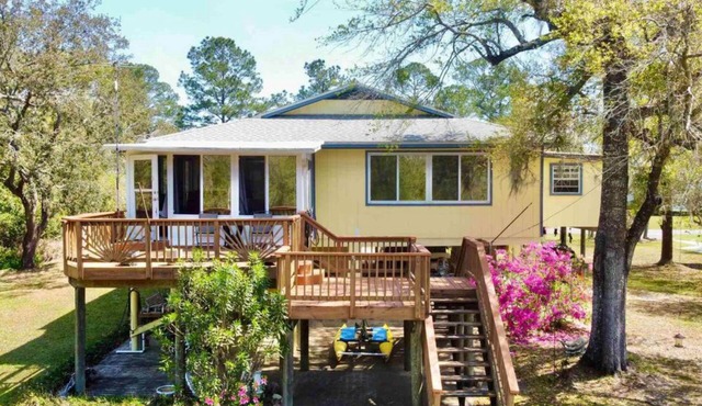 Blackwater Haven - Waterside 3 Bedroom Home with Boat Slip and Under House Bar