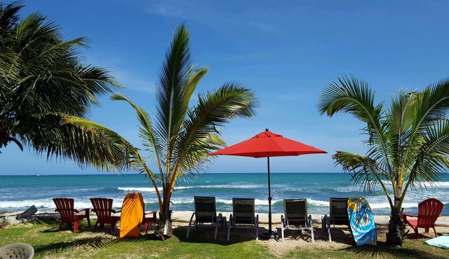 Blue Hawaii Pacific Ocean Beachfront House. 3 Bedroom 3 Bath.90 day minimum stay