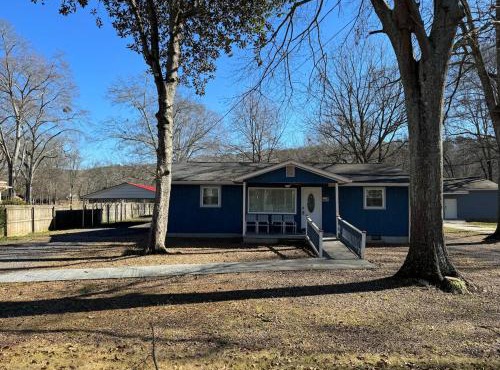 Blue House on the Creek