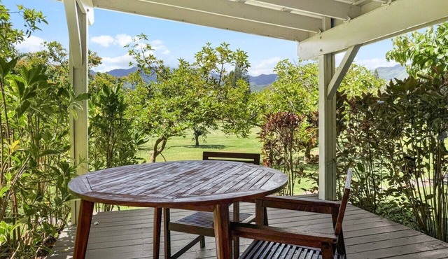 Blue Mango ~ Secluded orchard + beach retreat ~ no chores!