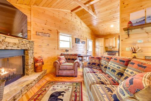 Blue Ridge Mountain Cabin Rental w/Fire Pit!