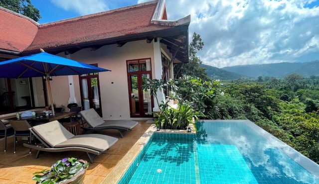 BlueBell Luxury Private Pool Villa · Ocean & Mountain Views · Koh Samui
