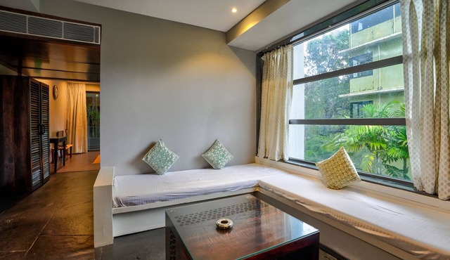 BluO 1BHK - Shared Pool, Candolim Beach 800m