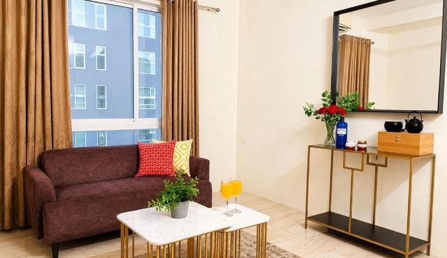 BluO Lake View 1BHK New Town - Terrace Garden