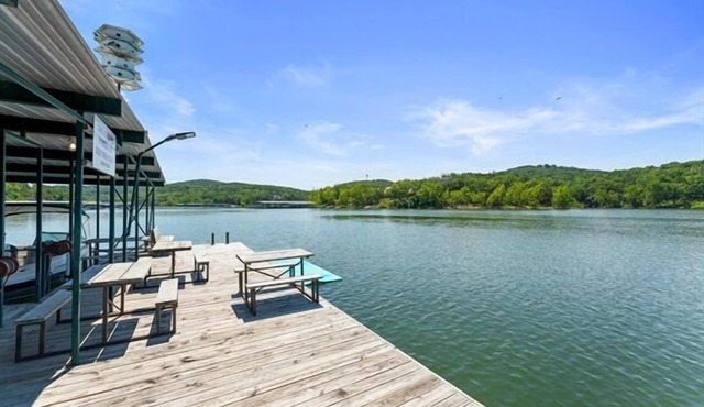 Boat Dock Waterfront Lake Cabin Slide w/Pool Swim