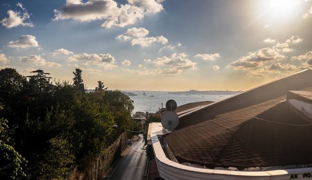 Bosphorus View Duplex w Terrace in Ortakoy