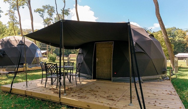 Boutique Glamping Dome in the Catskill Mountains