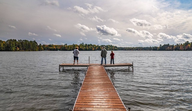 Brand new pet friendly vacation home with private dock and firepit!