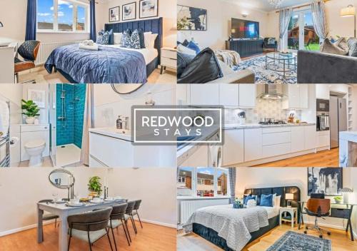 BRAND NEW! Spacious & Modern Serviced Home - 3x Free Parking - by Redwood Stays