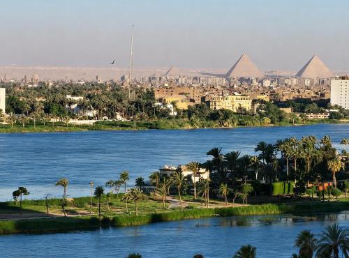 Breathtaking Nile and Pyramids View - Maadi - 3BR