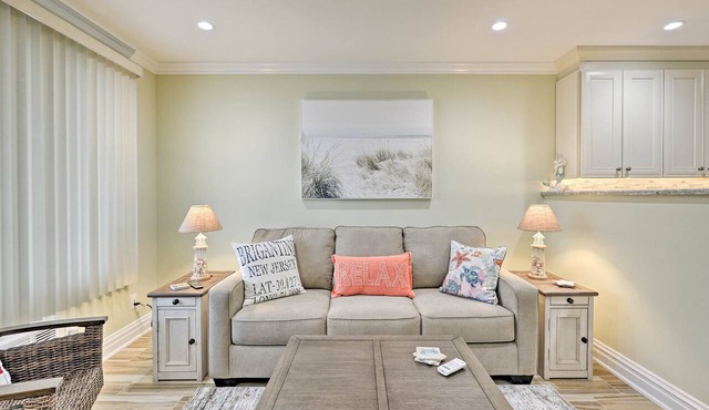 Brigantine Beach Retreat: Swim, Fish, & Shop!