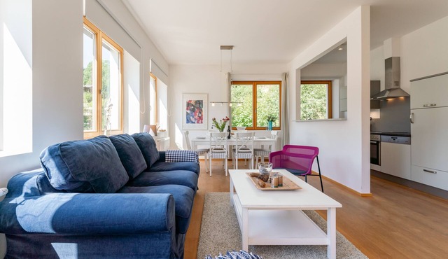 Bright and spacious apartment with in-house sauna