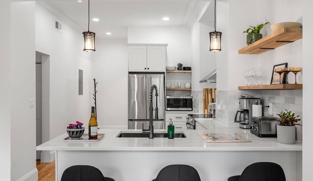 Bright Brownstone w Terrace+View