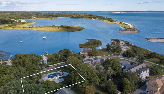 Bright light, water views, steps from the beach!