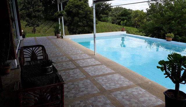 Bright new villa with private pool in the hill