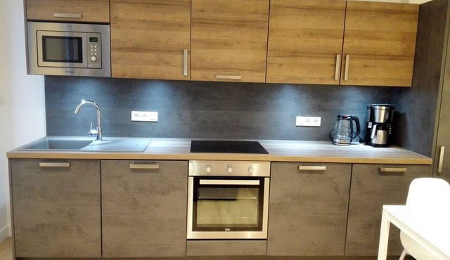 ★ Bright one-bedroom apartment in downtown Voltaire with courtyard ★