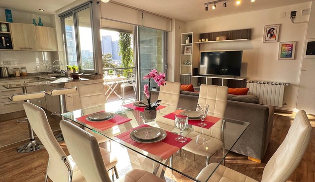 Bright premium apartment with sauna and pool