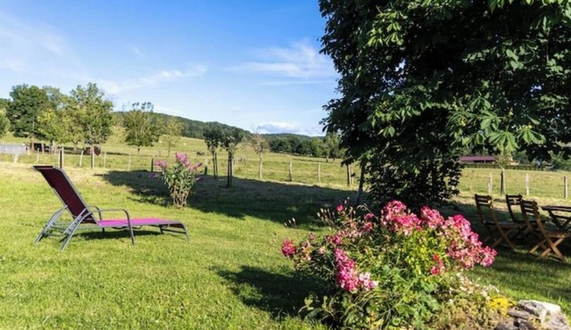 Bright single-storey country house with large garden