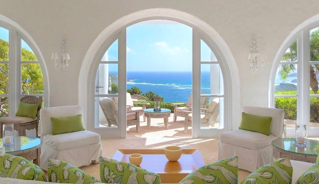 Bright Villa With View Of Sparkling Ocean