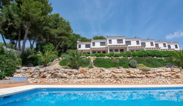 Bungalow 5 people with pool in Moraira