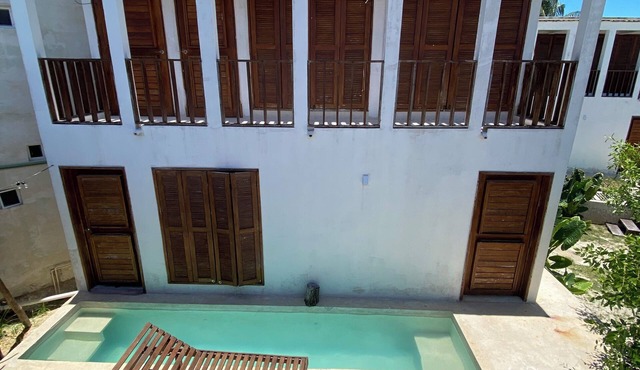 Bungalow with private pool in Holbox. Close to Centro & Beach! CasaSou#2