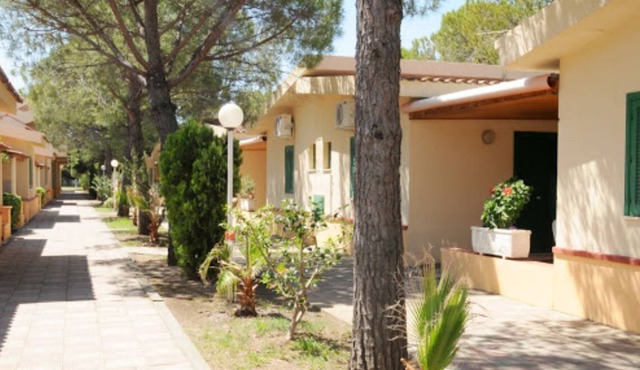 Bungalows surrounded by greenery a stone's throw from the sea