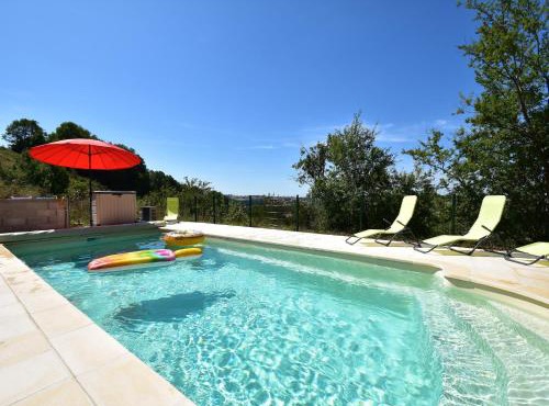 Burgundy Poolside Getaway