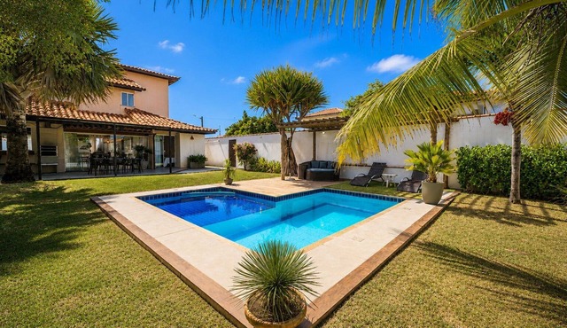Bz04 30 steps from the beach! Beautiful house with a pool!